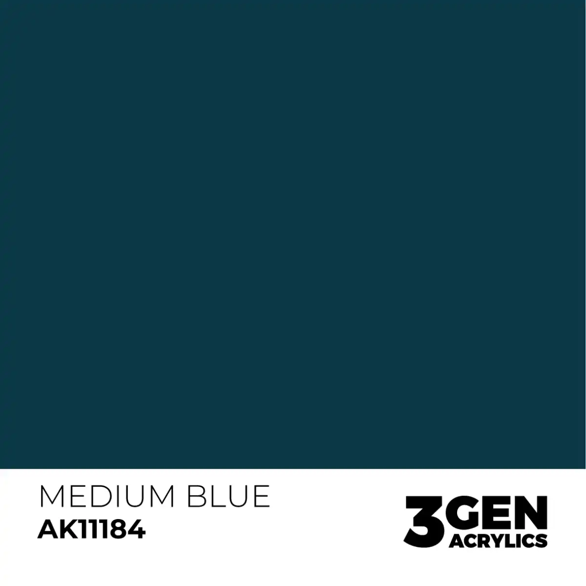 AK Interactive 11184, 17 ml. 3GEN Medium Blue maket boyası - Görsel 2