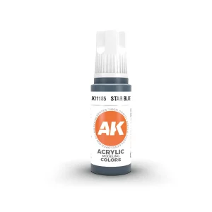 AK Interactive 11185, 17 ml. 3GEN Star Blue maket boyası