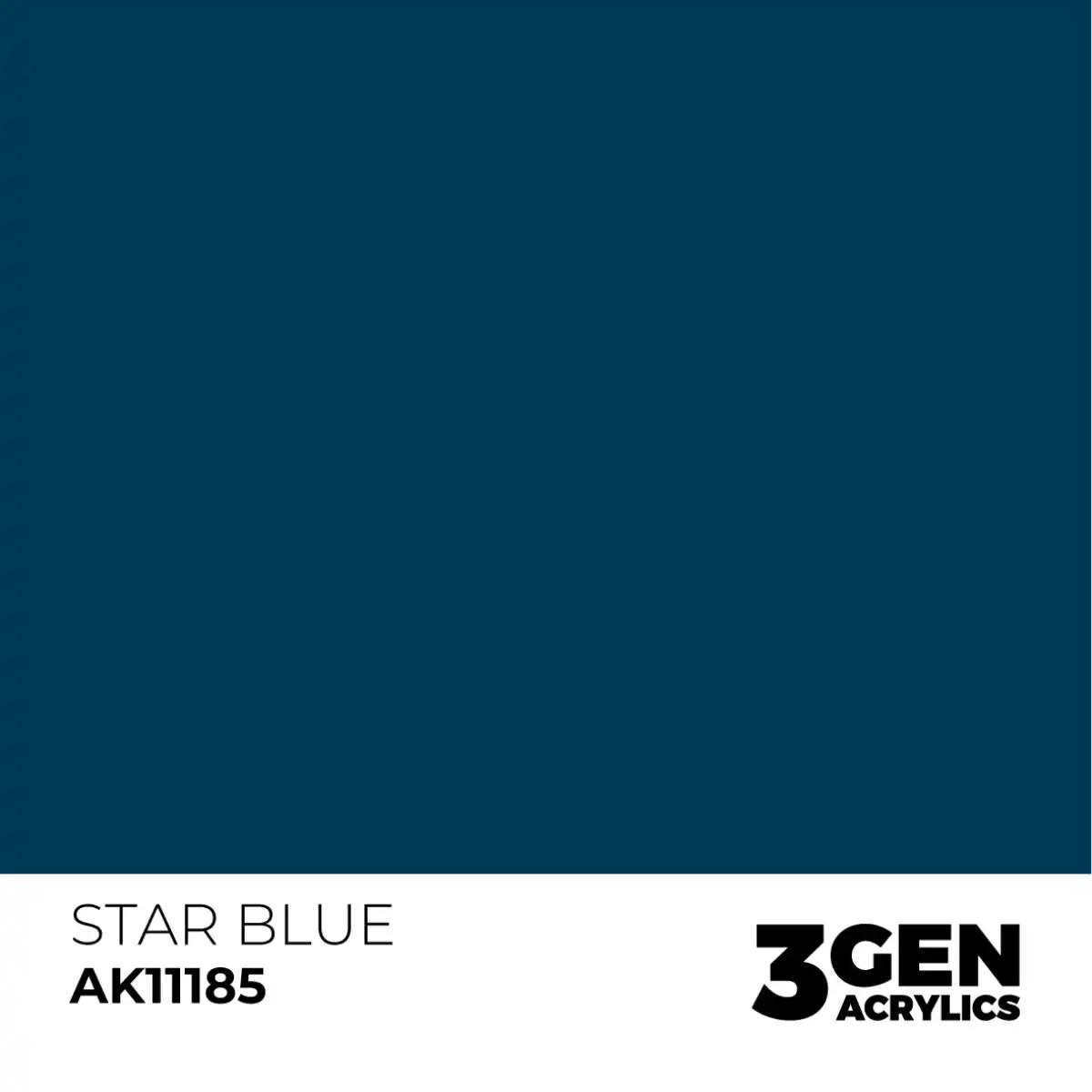 AK Interactive 11185, 17 ml. 3GEN Star Blue maket boyası - Görsel 2