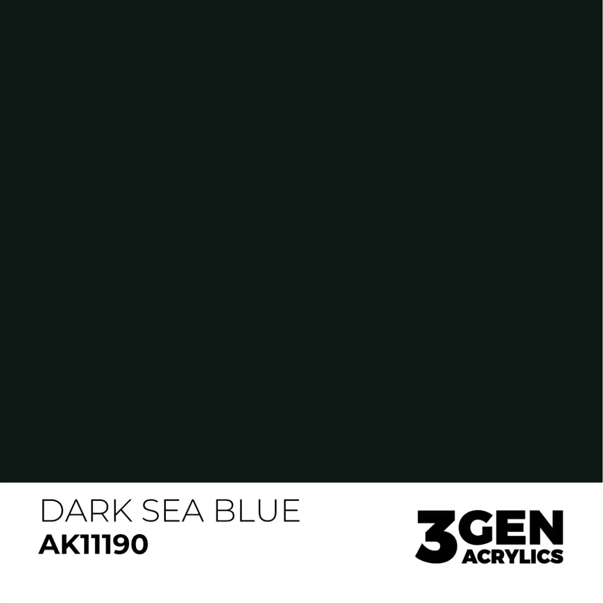 AK Interactive 11190, 17 ml. 3GEN Dark Sea Blue maket boyası - Görsel 2