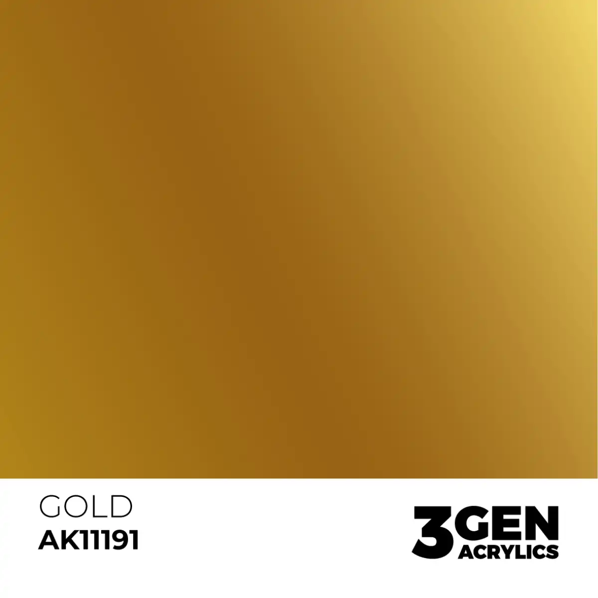 AK Interactive 11191, 17 ml. 3GEN Gold maket boyası - Görsel 2