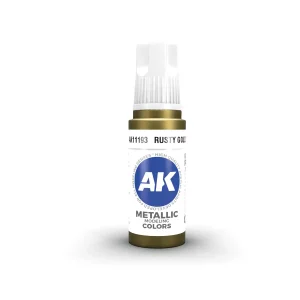 AK Interactive 11193, 17 ml. 3GEN Rusty Gold maket boyası