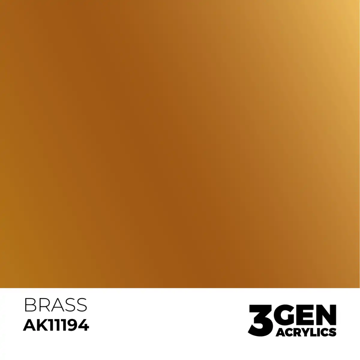 AK Interactive 11194, 17 ml. 3GEN Brass maket boyası - Görsel 2