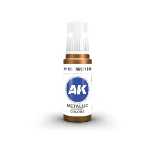 AK Interactive 11195, 17 ml. 3GEN Rusty Brass maket boyası