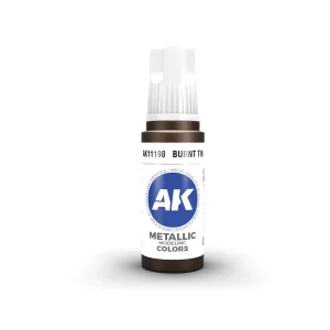 AK Interactive 11198, 17 ml. 3GEN Burnt Tin maket boyası