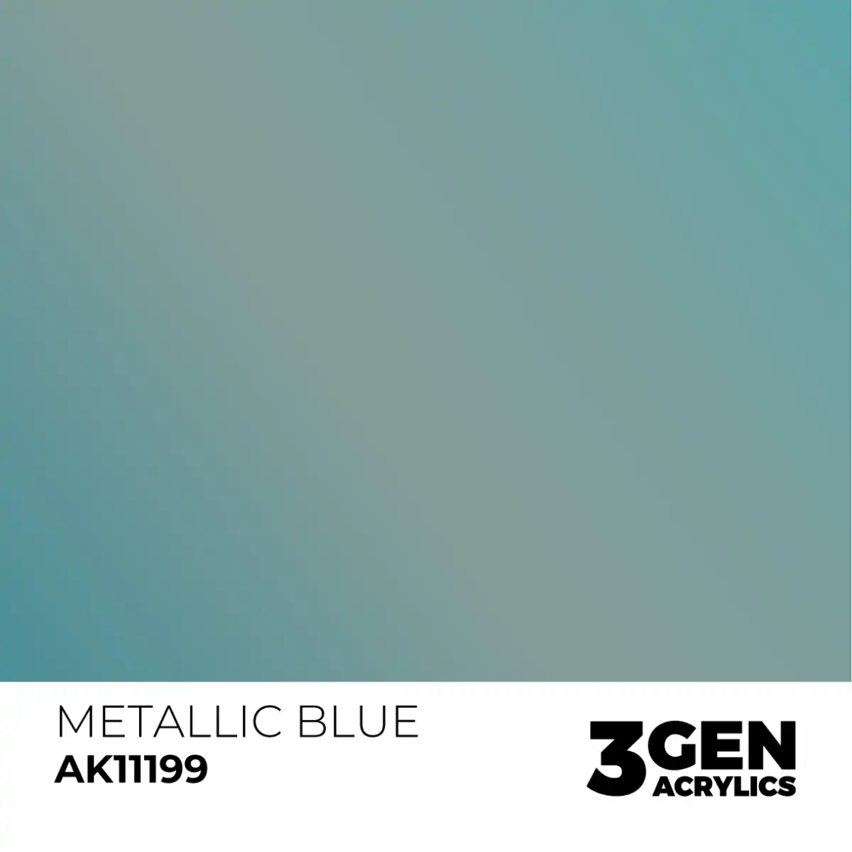 AK Interactive 11199, 17 ml. 3GEN Metallic Blue maket boyası - Görsel 2