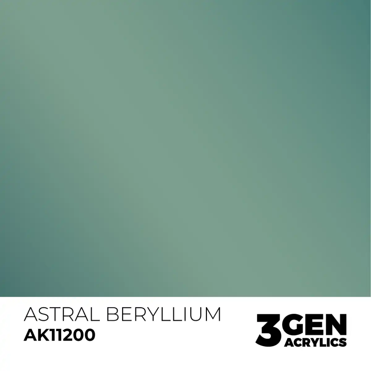 AK Interactive 11200, 17 ml. 3GEN Astral Beryllium maket boyası - Görsel 2