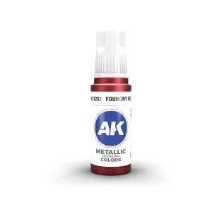 AK Interactive 11203, 17 ml. 3GEN Foundry Red maket boyası