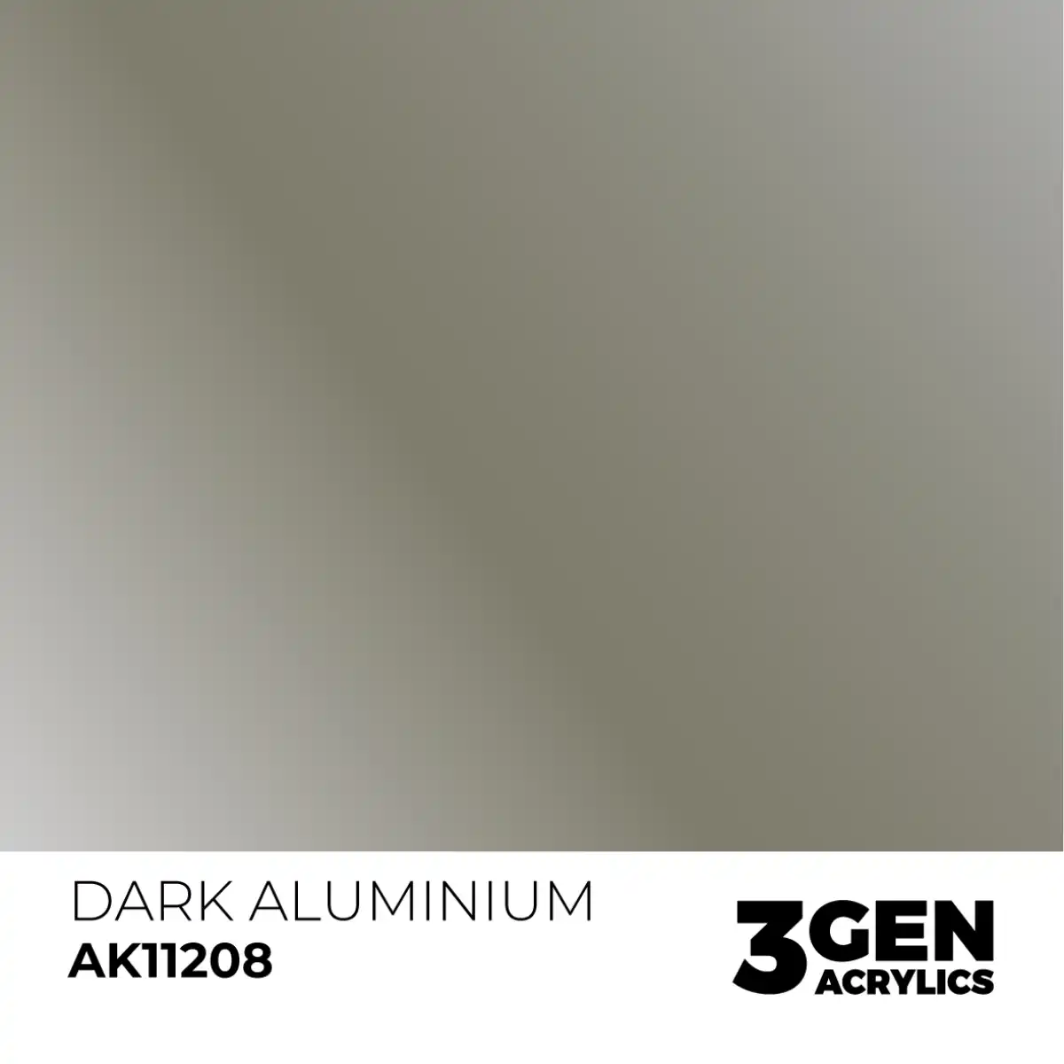 AK Interactive 11208, 17 ml. 3GEN Dark Aluminium maket boyası - Görsel 2
