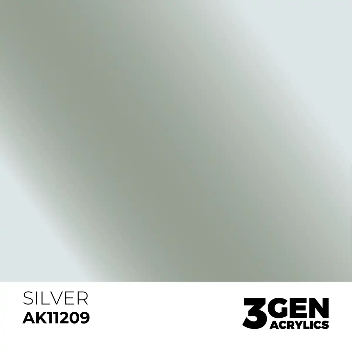 AK Interactive 11209, 17 ml. 3GEN Silver maket boyası - Görsel 2