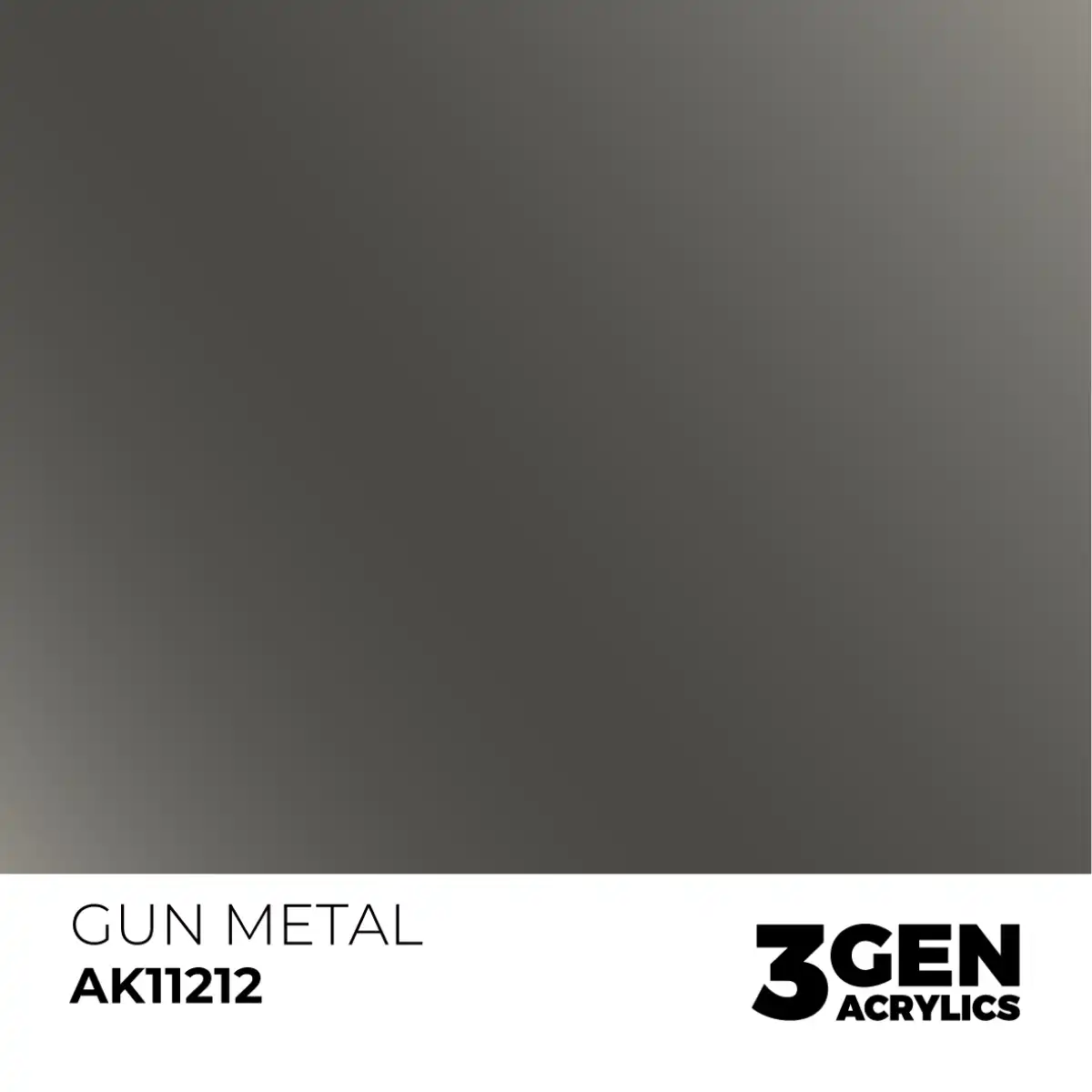 AK Interactive 11212, 17 ml. 3GEN Gun Metal maket boyası - Görsel 2