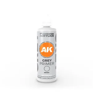 AK Interactive 11241, 100 ml. Gri Astar maket boyası