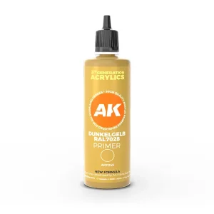 AK Interactive 11245, 100 ml. Koyu Yeşil Astar RAL 7028 maket boyası