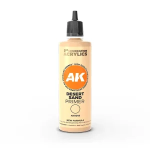 AK Interactive 11248, 100 ml. Çöl Sarısı Astar maket boyası