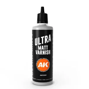 AK Interactive 11252, 100 ml. Ultra Mat Vernik