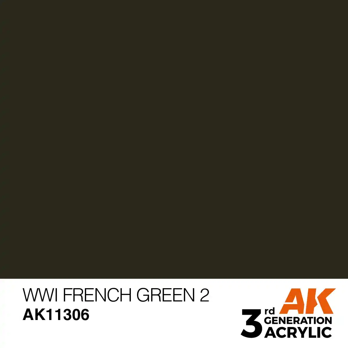 AK Interactive 11306, 17 ml. 3GEN WWI French Green 2 AFV maket boyası - Görsel 2