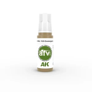 AK Interactive 11318, 17 ml. 3GEN RAL 7028 Dunkelgelb (Initial) AFV maket boyası
