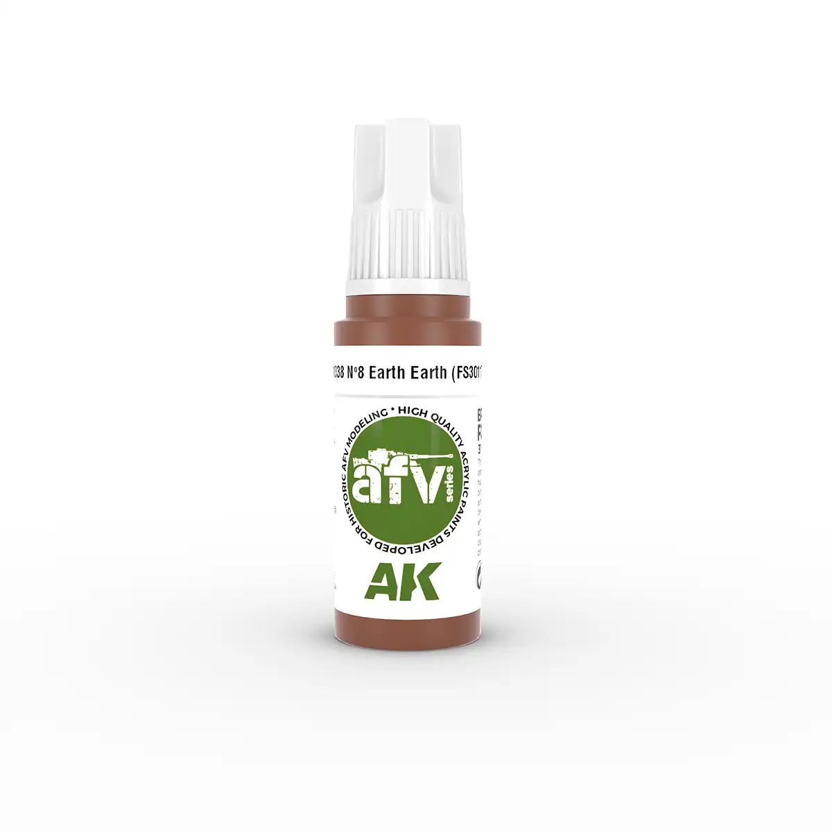 AK Interactive 11338, 17 ml. 3GEN Nº8 Earth Red (FS30117) AFV maket boyası