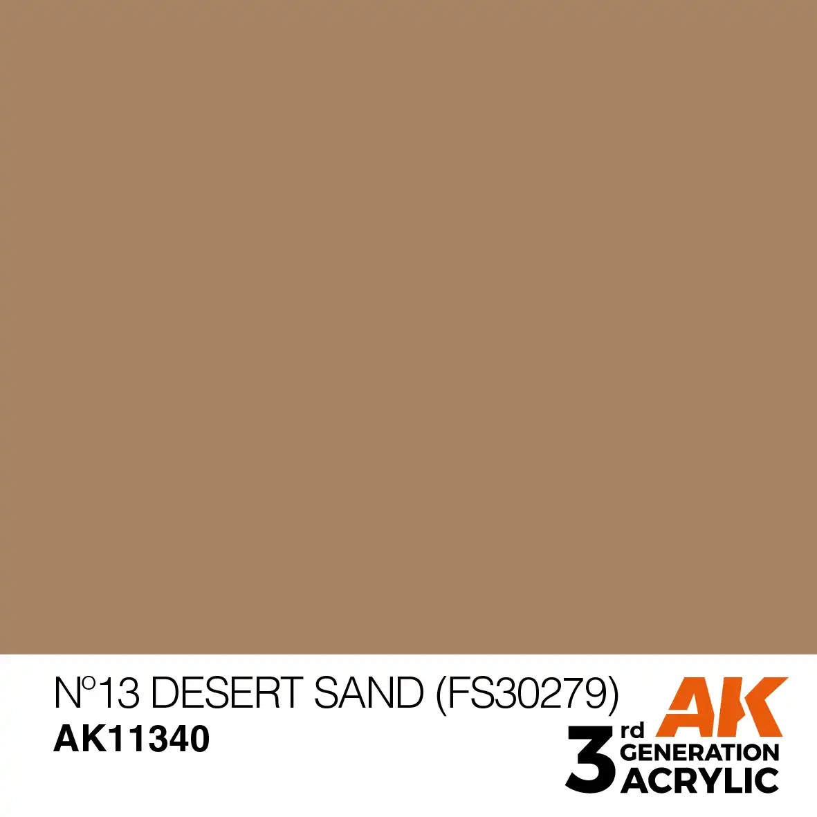 AK Interactive 11340, 17 ml. 3GEN Nº13 Desert Sand (FS30279) AFV maket boyası - Görsel 2