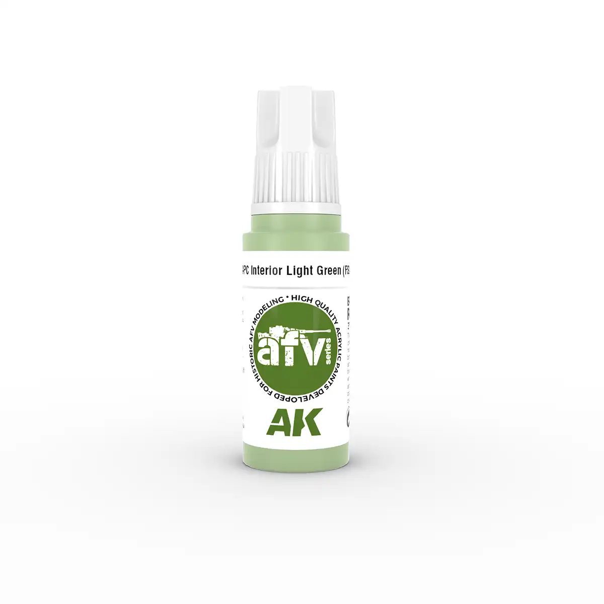 AK Interactive 11345, 17 ml. 3GEN APC Interior Light Green (FS24533) AFV maket boyası