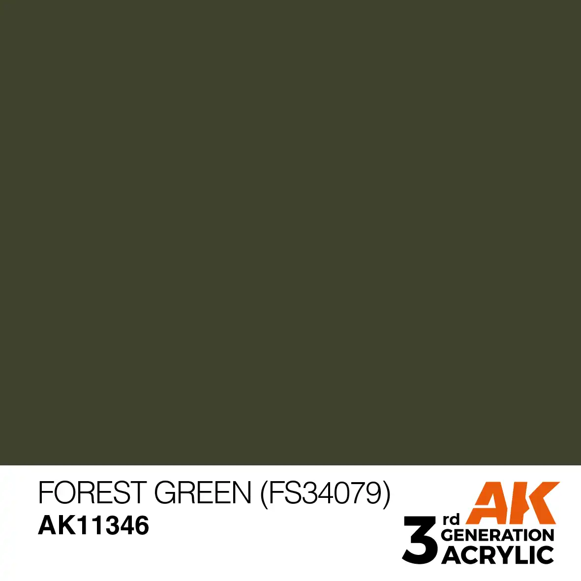 AK Interactive 11346, 17 ml. 3GEN Forest Green (FS34079) AFV maket boyası - Görsel 2