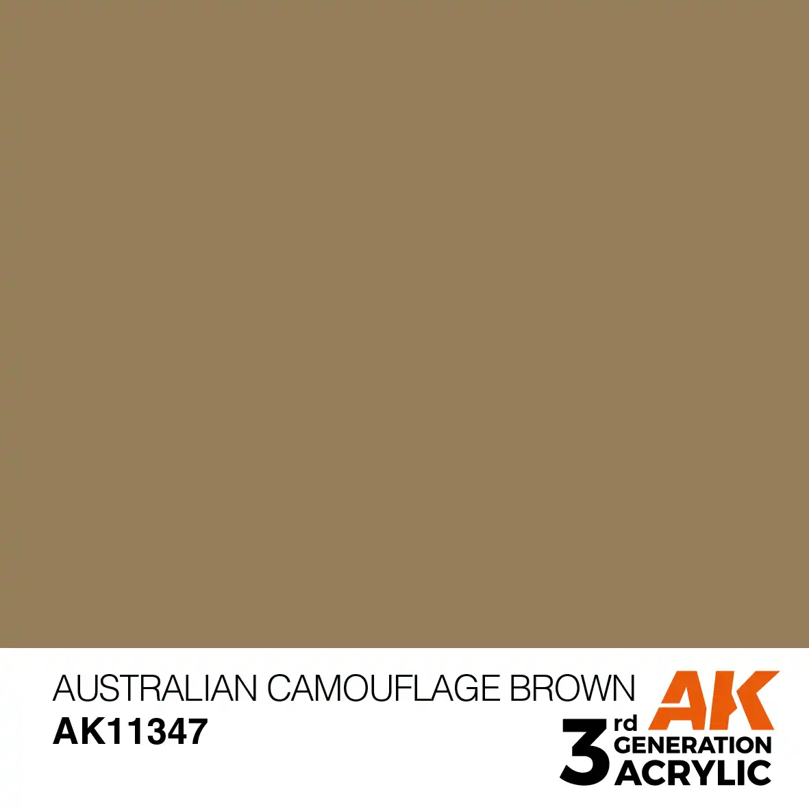 AK Interactive 11347, 17 ml. 3GEN Australian Camouflage Brown AFV maket boyası - Görsel 2