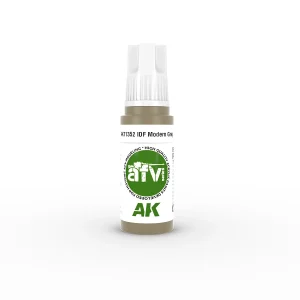 AK Interactive 11352, 17 ml. 3GEN IDF Modern Grey AFV maket boyası