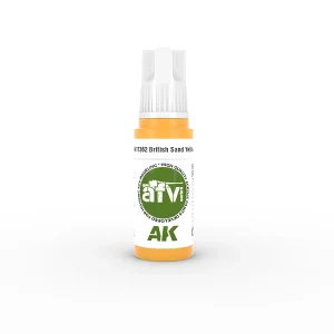 AK Interactive 11362, 17 ml. 3GEN British Sand Yellow AFV maket boyası