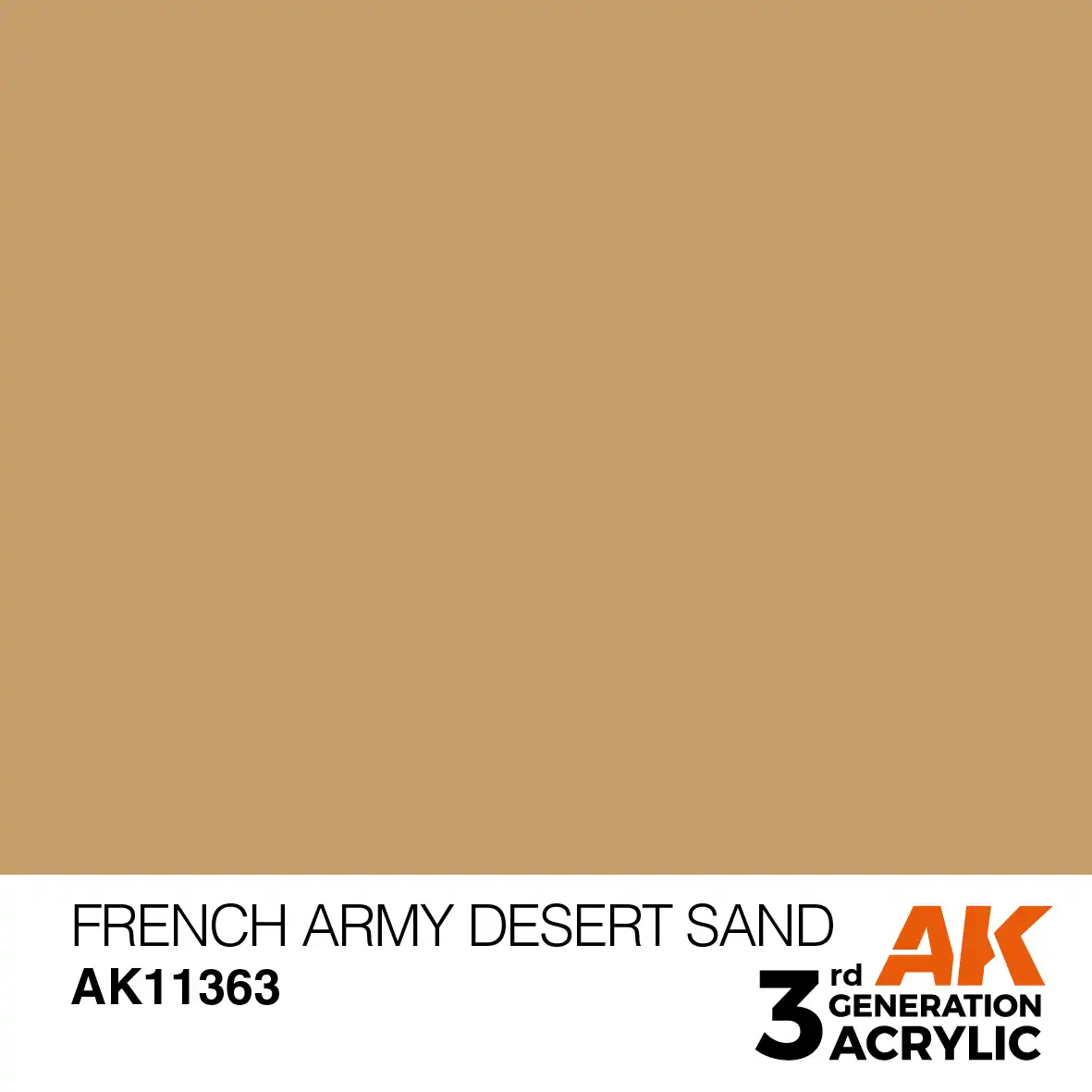 AK Interactive 11363, 17 ml. 3GEN French Army Desert Sand AFV maket boyası - Görsel 2