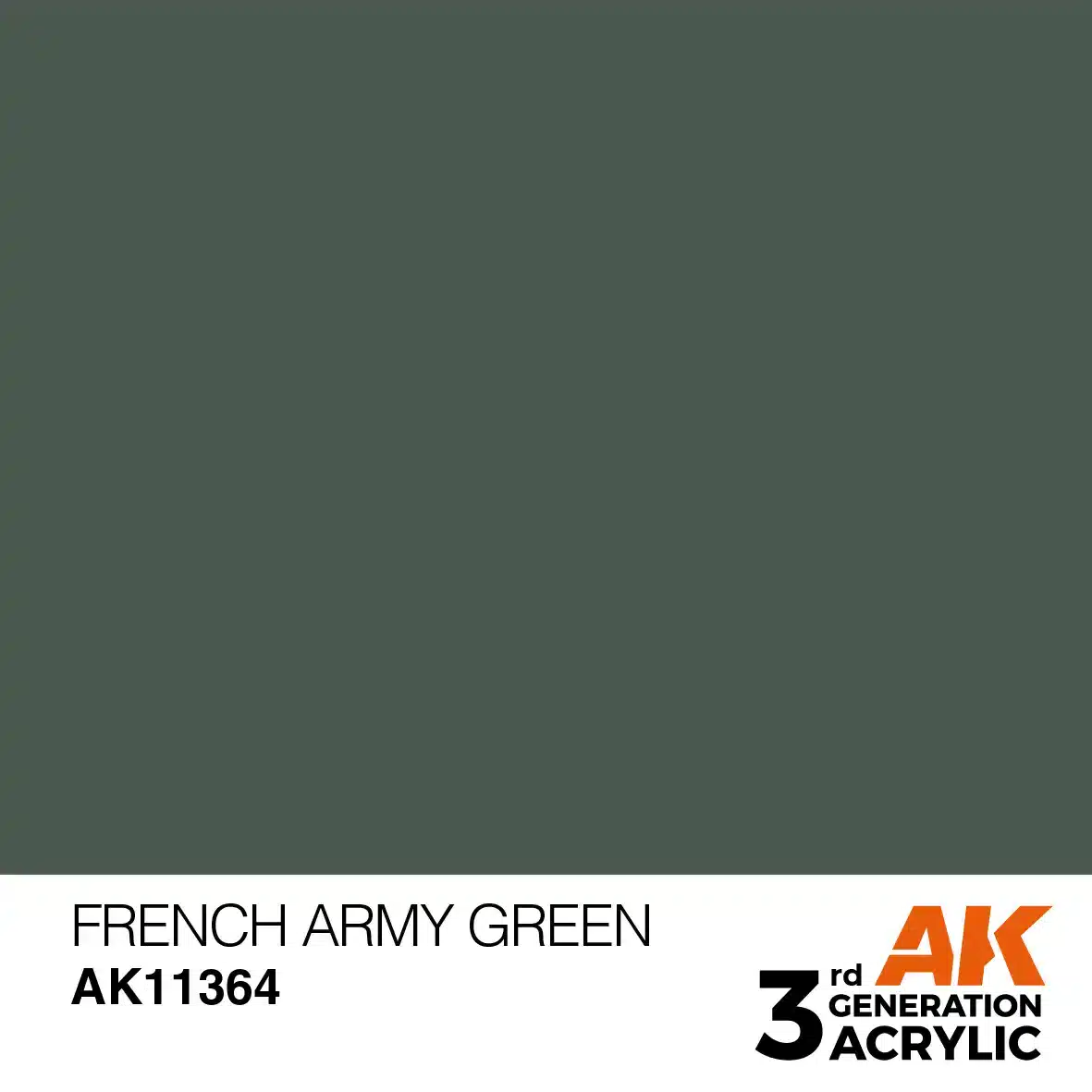AK Interactive 11364, 17 ml. 3GEN French Army Green AFV maket boyası - Görsel 2