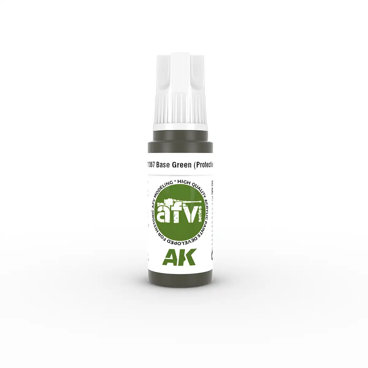 AK Interactive 11367, 17 ml. 3GEN Base Green (Protective) AFV maket boyası