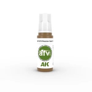 AK Interactive 11370, 17 ml. 3GEN Russian Sand 7K AFV maket boyası