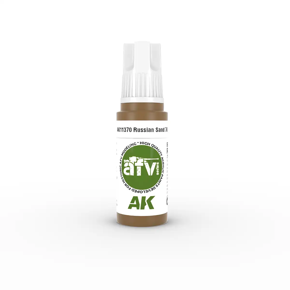 AK Interactive 11370, 17 ml. 3GEN Russian Sand 7K AFV maket boyası