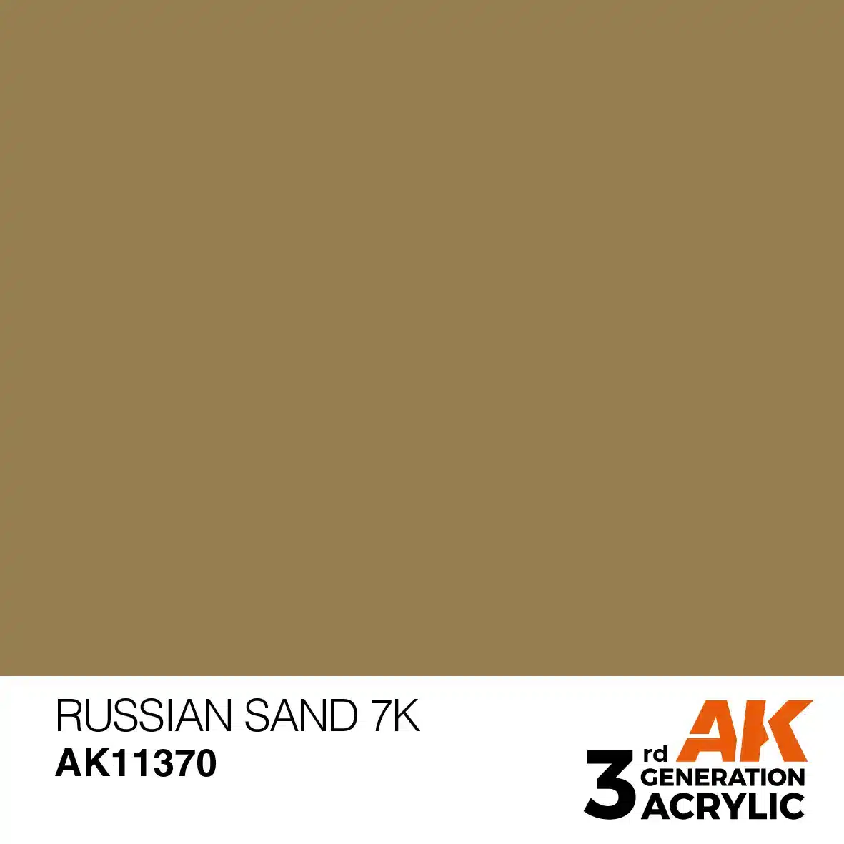 AK Interactive 11370, 17 ml. 3GEN Russian Sand 7K AFV maket boyası - Görsel 2