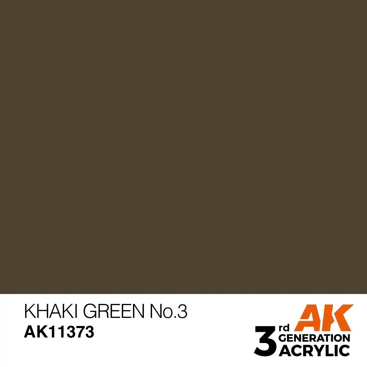 AK Interactive 11373, 17 ml. 3GEN Khaki green Nº3 AFV maket boyası - Görsel 2