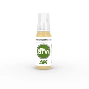 AK Interactive 11378, 17 ml. 3GEN Portland Stone No.64 AFV maket boyası