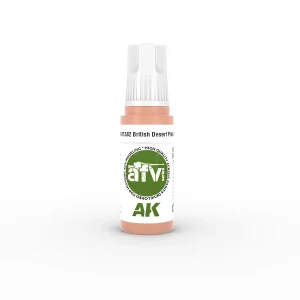AK Interactive 11382, 17 ml. 3GEN British Desert Pink ZI AFV maket boyası