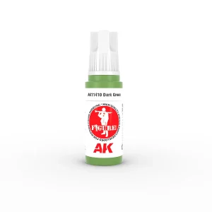 AK Interactive 11410, 17 ml. 3GEN Dark Green Figür boyası