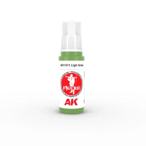 AK Interactive 11411, 17 ml. 3GEN Light Green Figür boyası