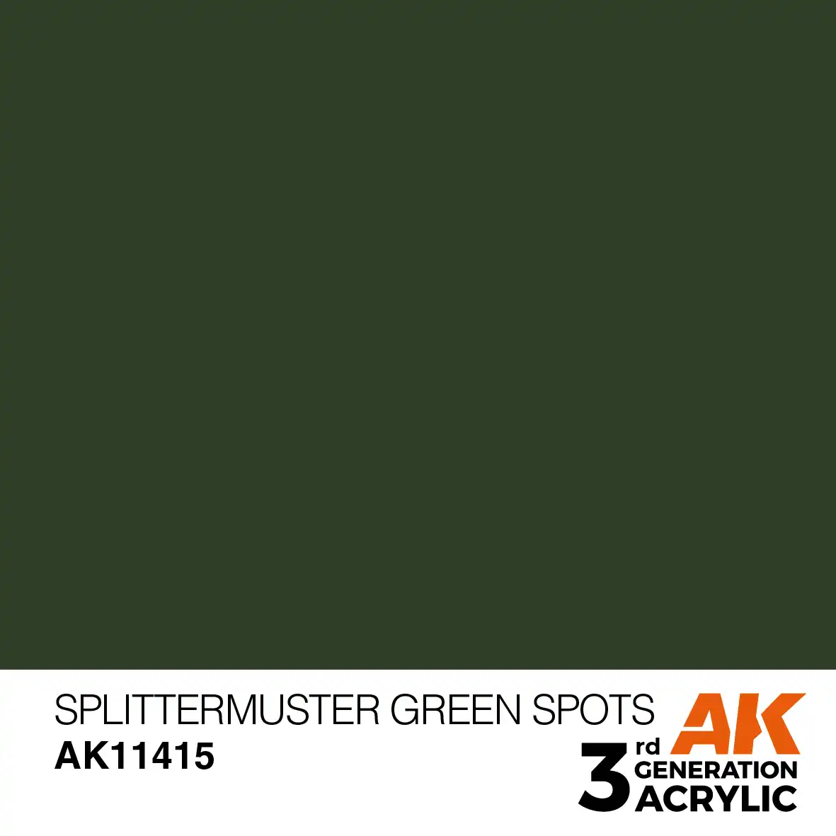 AK Interactive 11415, 17 ml. 3GEN Splittermuster Green Spots Figür boyası - Görsel 2