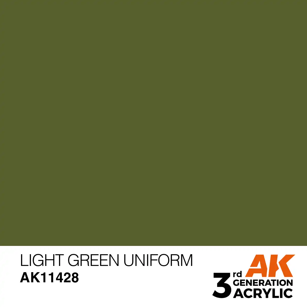 AK Interactive 11428, 17 ml. 3GEN Light Green Uniform Figür boyası - Görsel 2