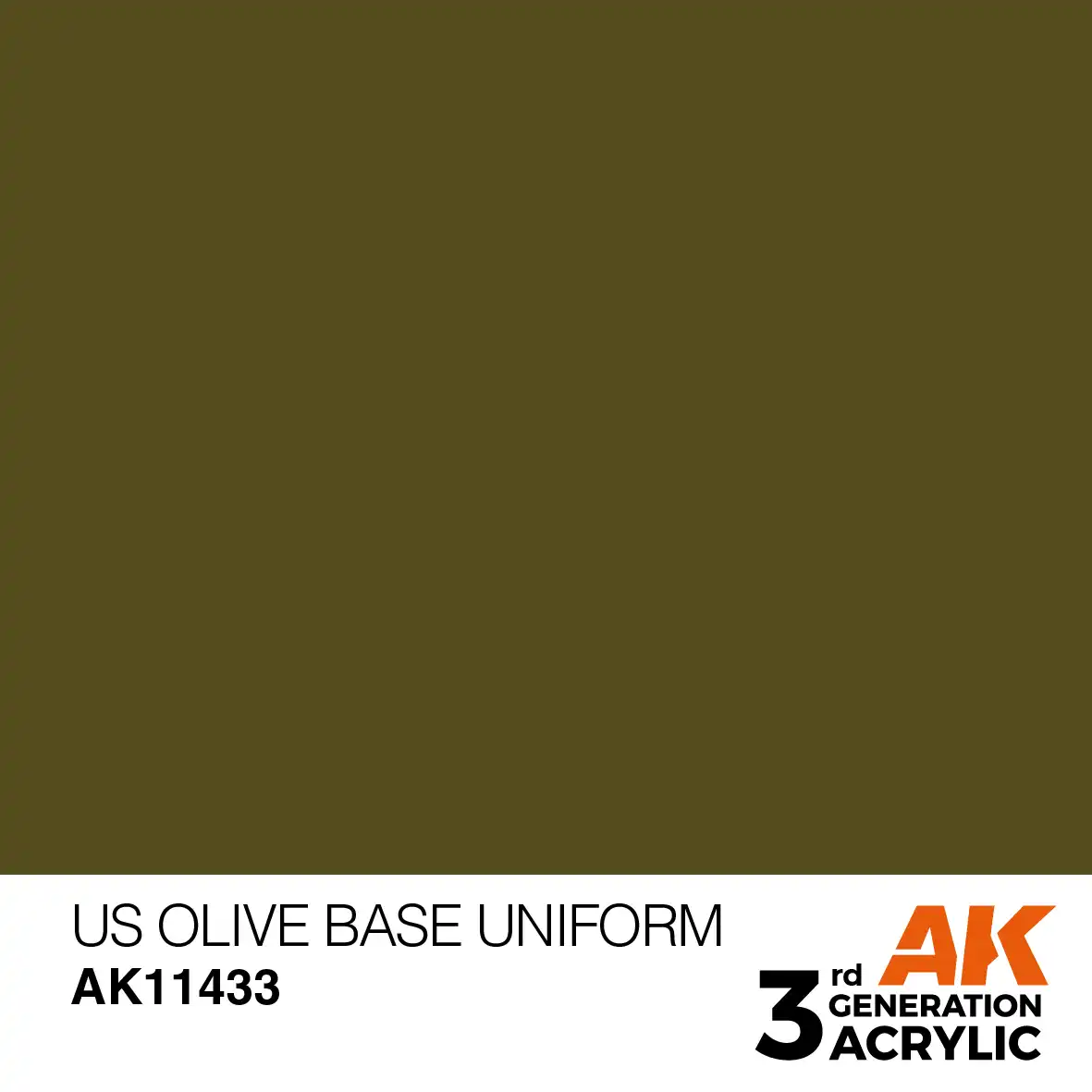 AK Interactive 11433, 17 ml. 3GEN US Olive Base Uniform Figür boyası - Görsel 2