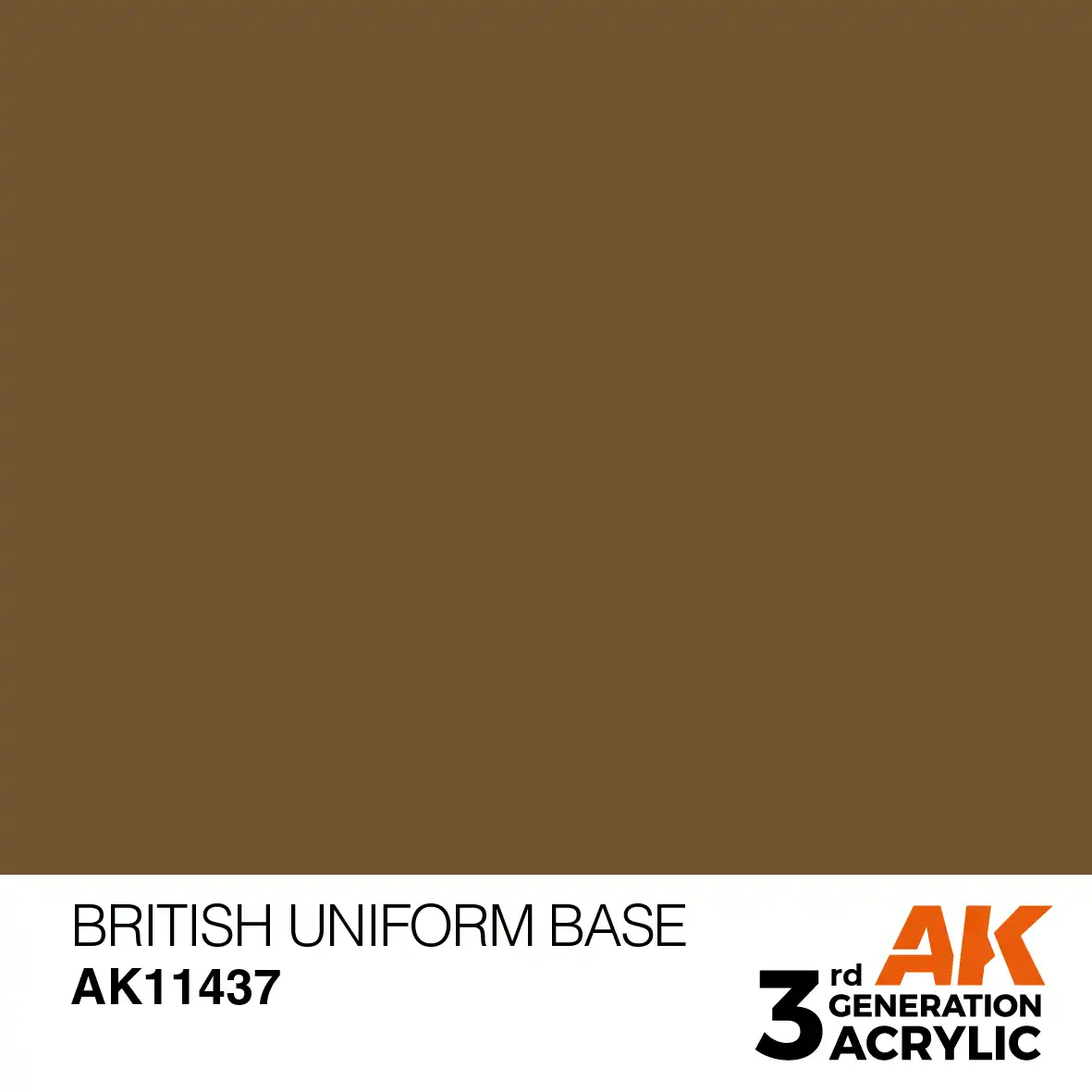 AK Interactive 11437, 17 ml. 3GEN British Uniform Base Figür boyası - Görsel 2