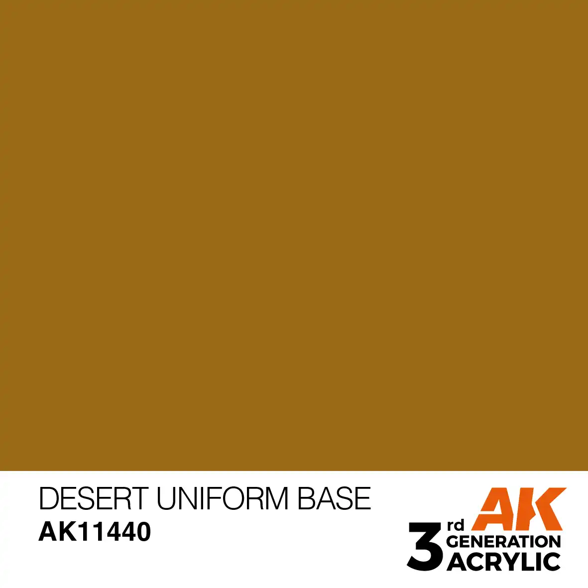AK Interactive 11440, 17 ml. 3GEN Desert Uniform Base Figür boyası - Görsel 2