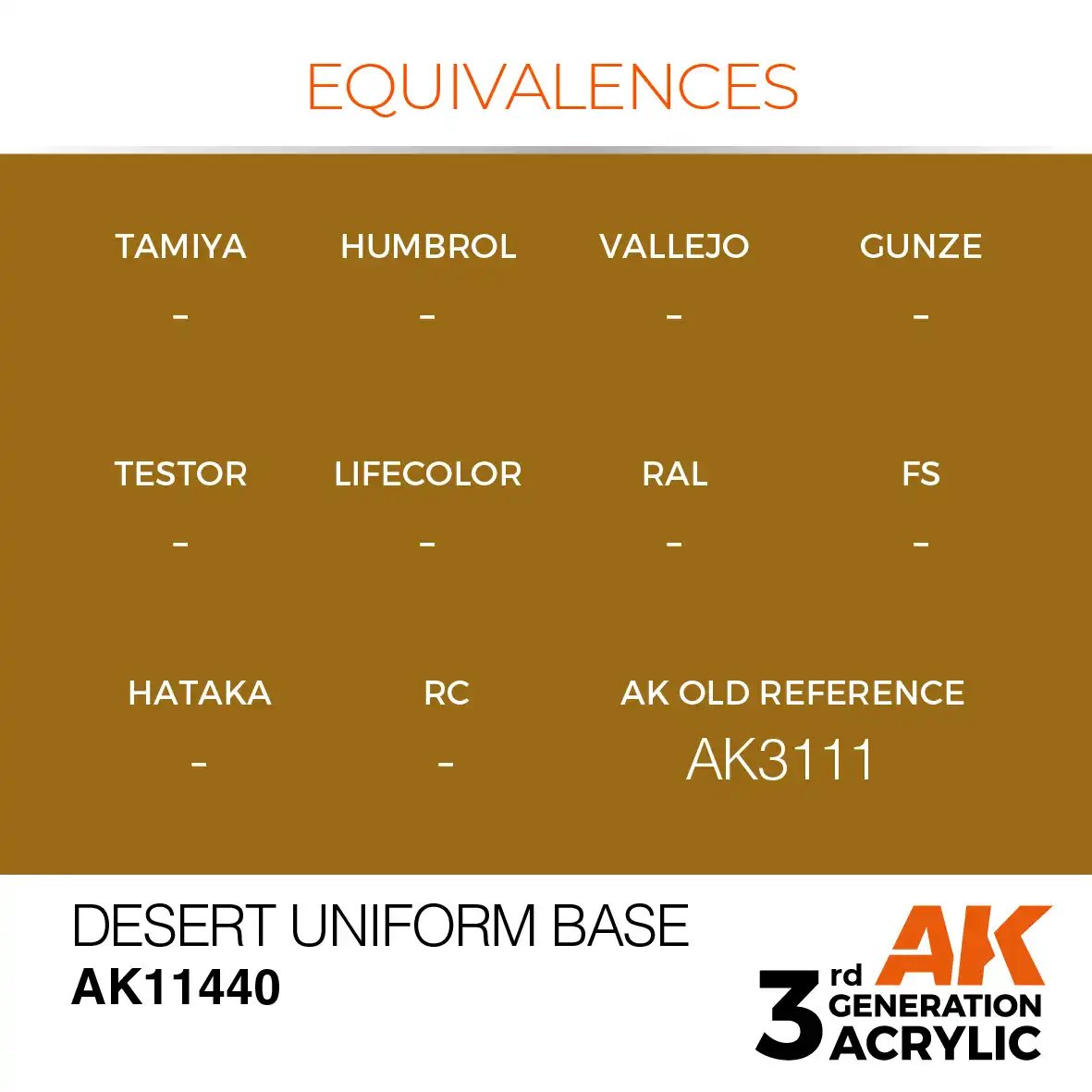 AK Interactive 11440, 17 ml. 3GEN Desert Uniform Base Figür boyası - Görsel 3