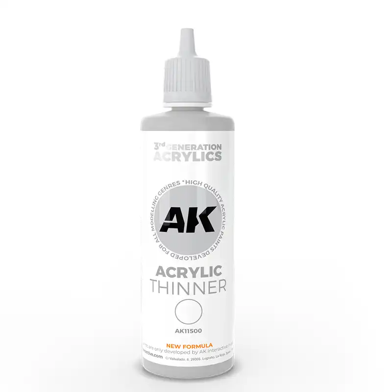 AK Interactive 11500, 100 ml. Akrilik Tiner