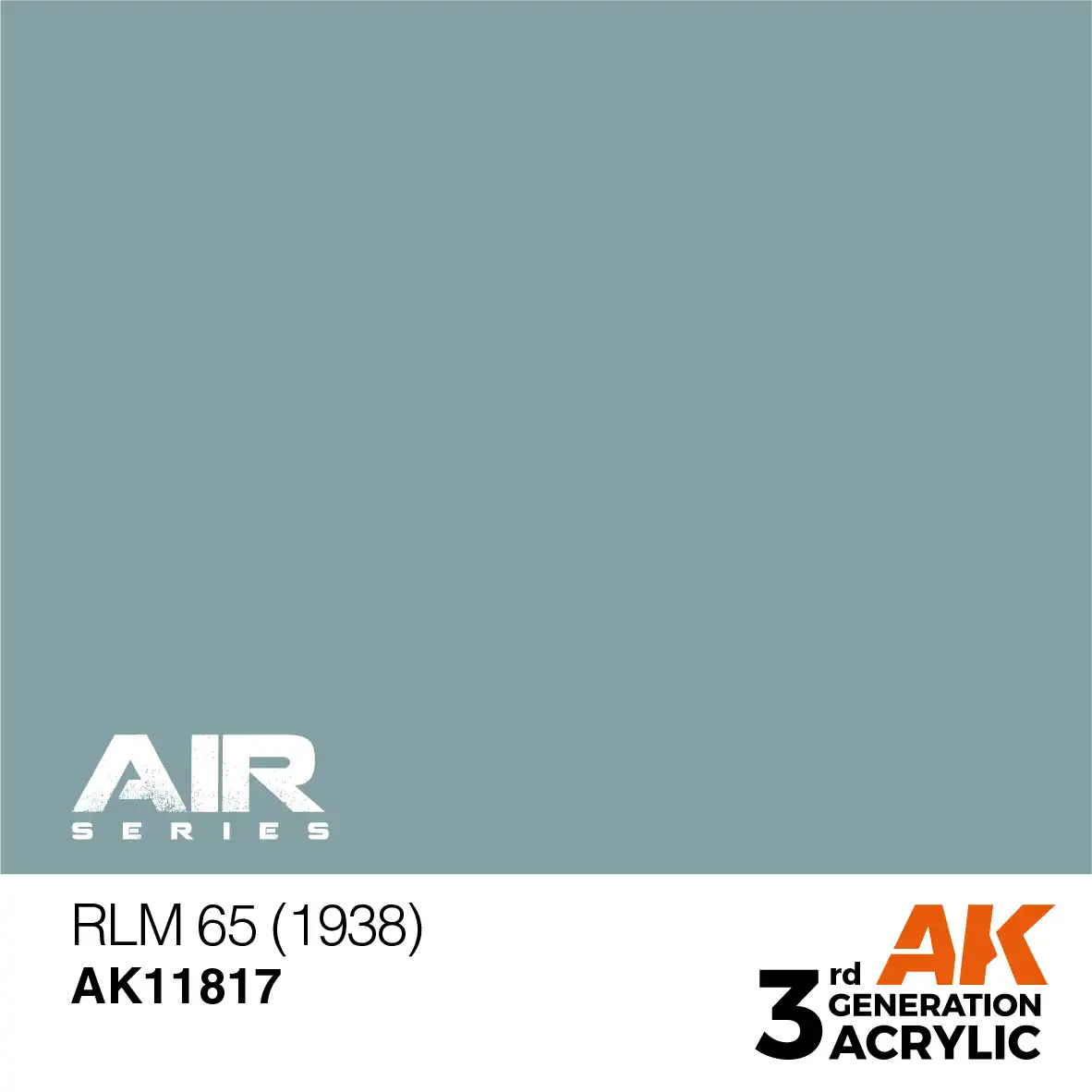 AK Interactive 11817, 17 ml. 3GEN RLM 65 (1938) Aircraft maket boyası - Görsel 2