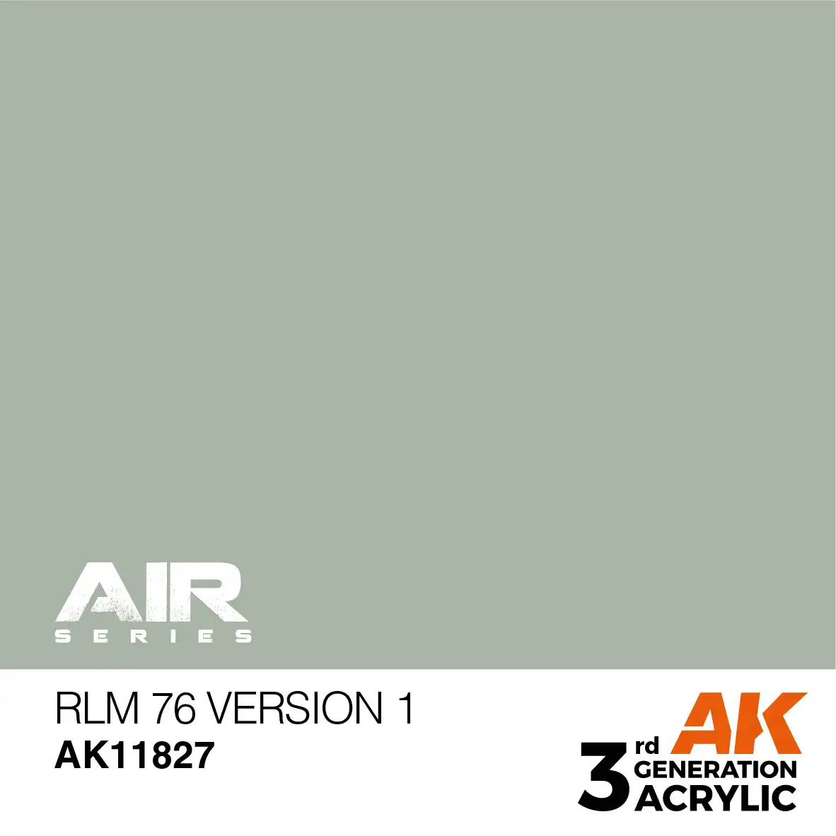 AK Interactive 11827, 17 ml. 3GEN RLM 76 Version 1 Aircraft maket boyası - Görsel 2
