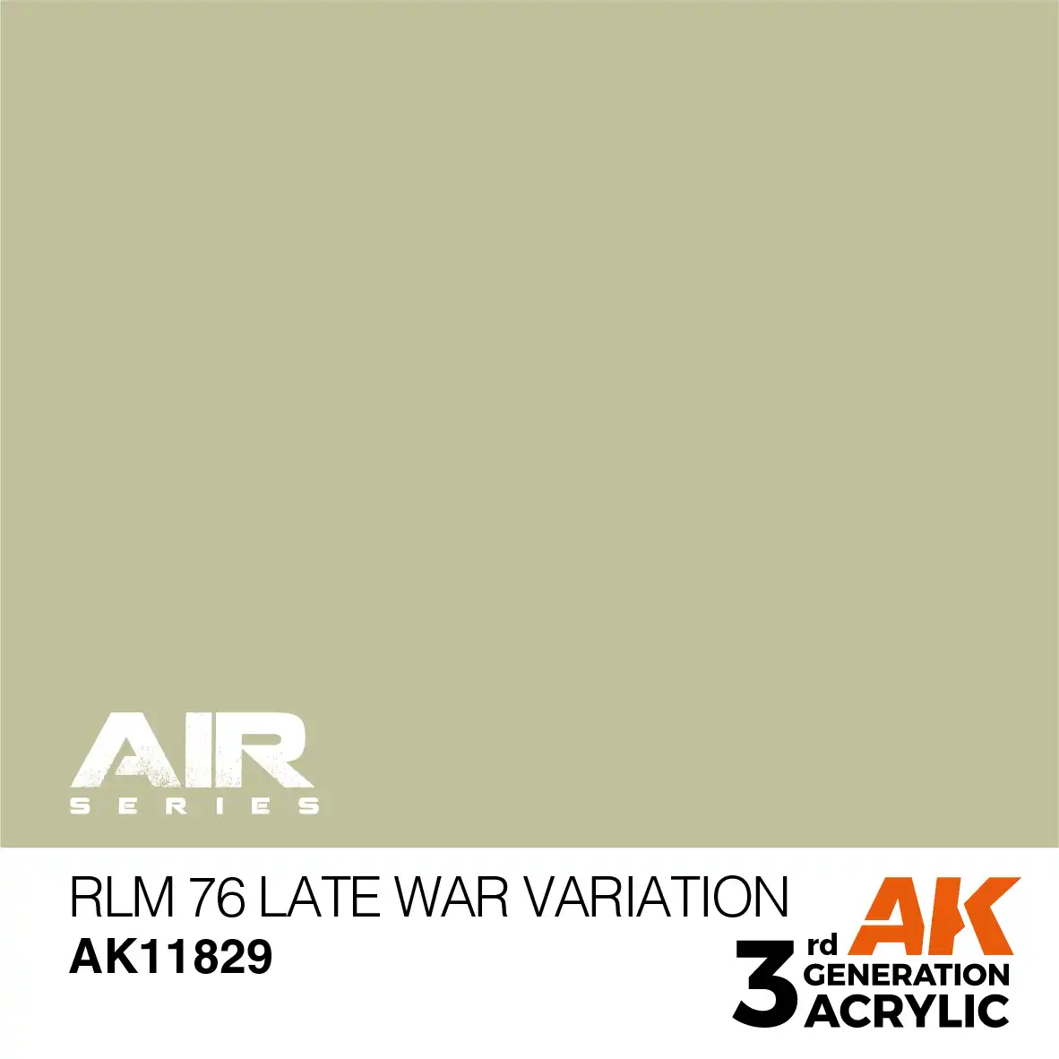 AK Interactive 11829, 17 ml. 3GEN RLM 76 Late War Variation Aircraft maket boyası - Görsel 2