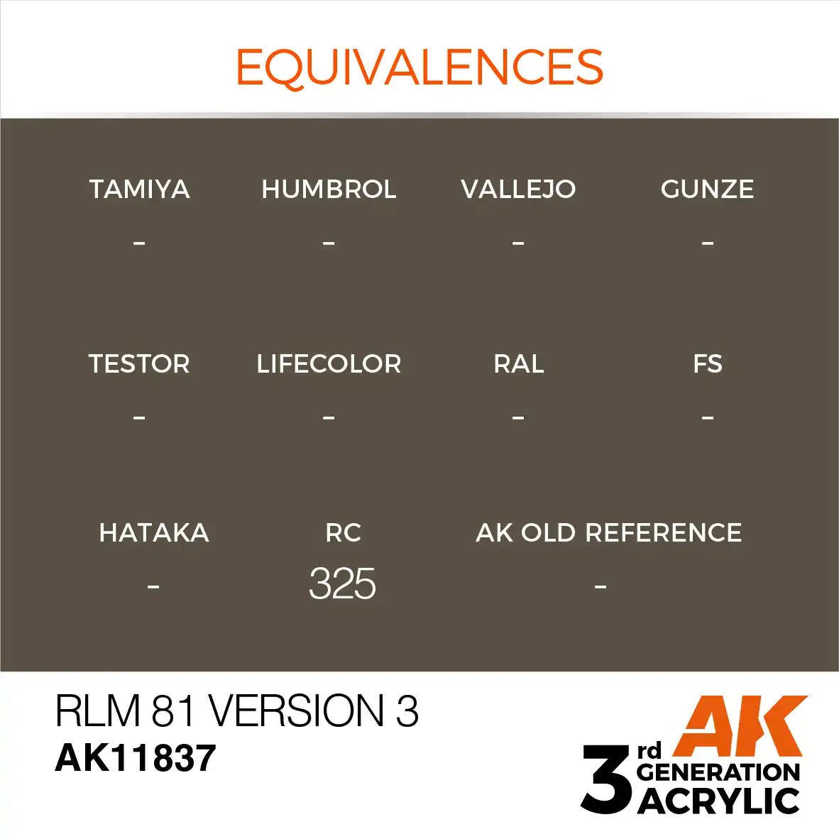AK Interactive 11837, 17 ml. 3GEN RLM 81 Version 3 Aircraft maket boyası - Görsel 3